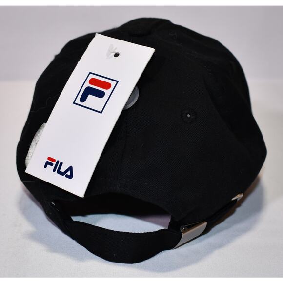 NWT Adjustable Mens FILA Logo Embroidered Logo Baseball Hat 0225!!! - Picture 3 of 7